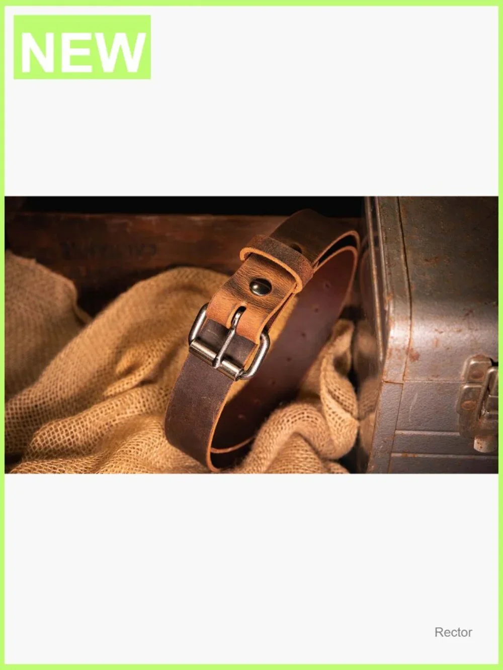 Mens Classic Full Grain Leather Belt 1.5